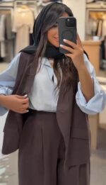 ست وست و‌ شلوار مدل نهال کد 6709 - Image 3
