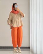 ست شومیز و شلوار مدل هلیا کد 6549 - Image 5