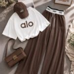 ست تیشرت و شلوار مدل alo کد 6520
