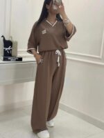 ست پولوشرت و‌ شلوار مدل mini miu کد 6512