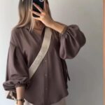 شومیز مدل مهگل کد 6732