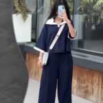 ست شومیز و شلوار مدل طلا کد 6738