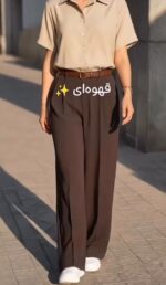 شلوار بگ کرپ مازراتی کد 6731 - Image 6